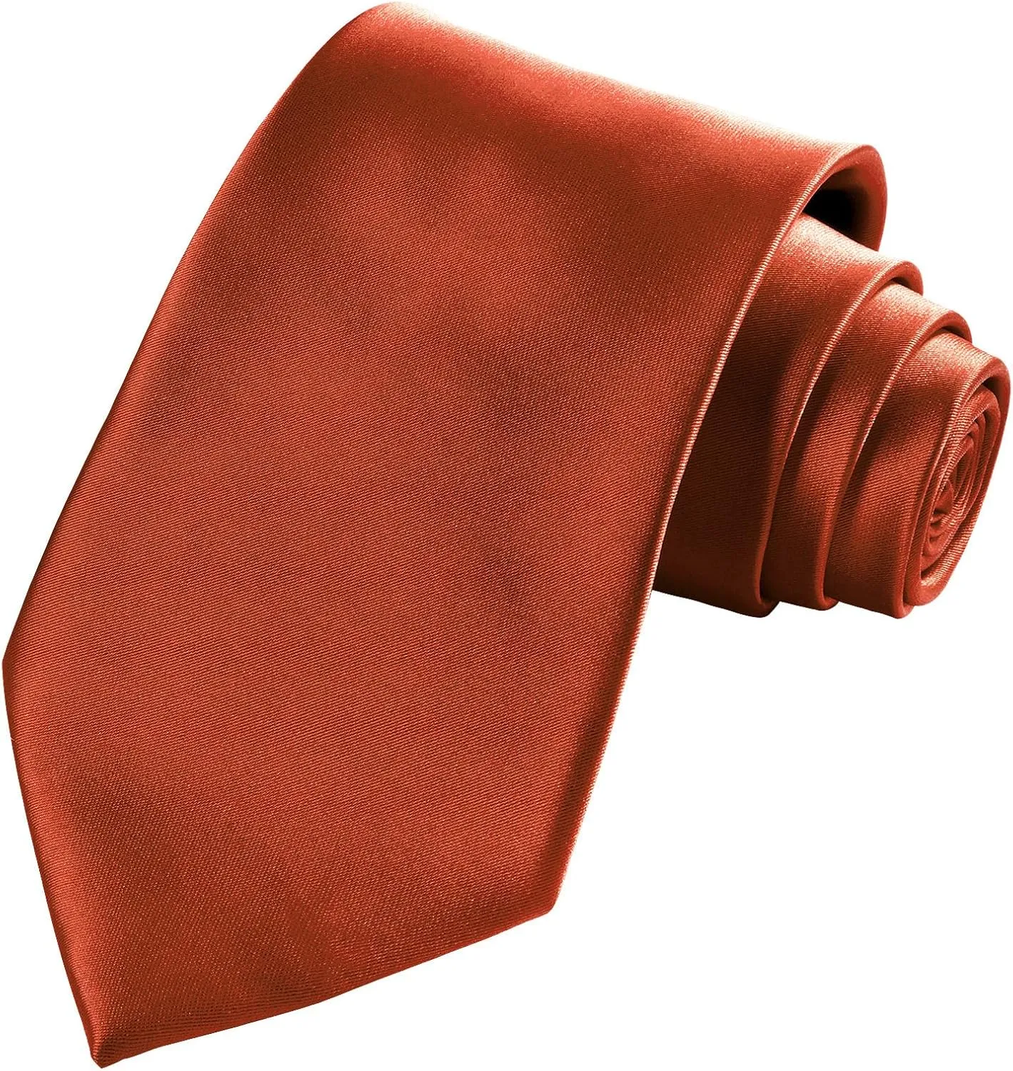 TIE G Solid Satin Woven dyed Color Formal Necktie and Pocket Square Sets in Gift Box