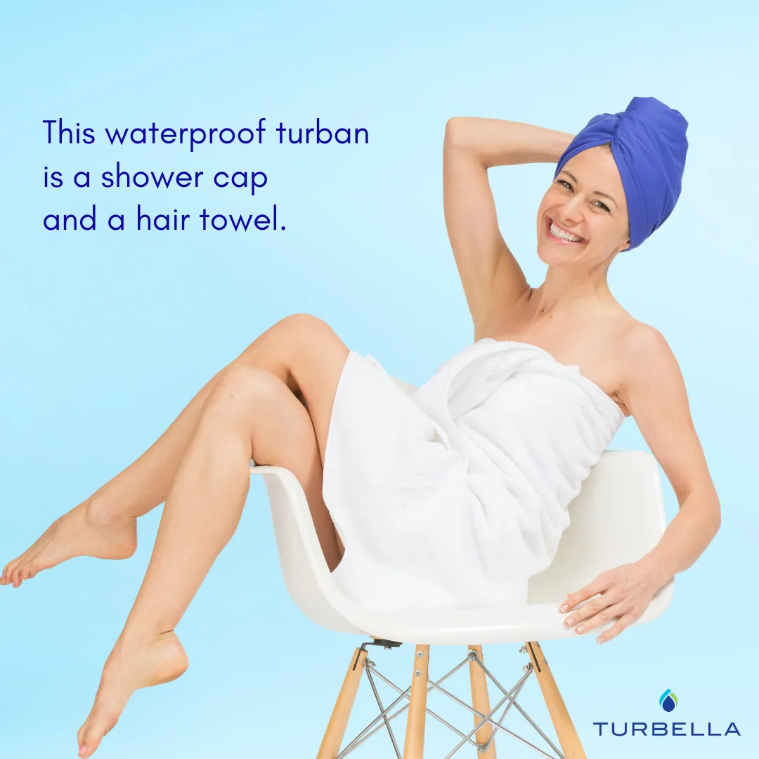 TURBELLA 2in1 Waterproof Towel Turban