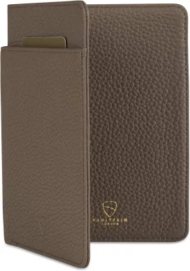 Vaultskin Leather Passport Holder, Slim RFID Blocking Travel Wallet for Men and Women, Fits Passport, Credit Cards, ID, Cash, Passport Cover Ideal Travel Accessories with Gift Box